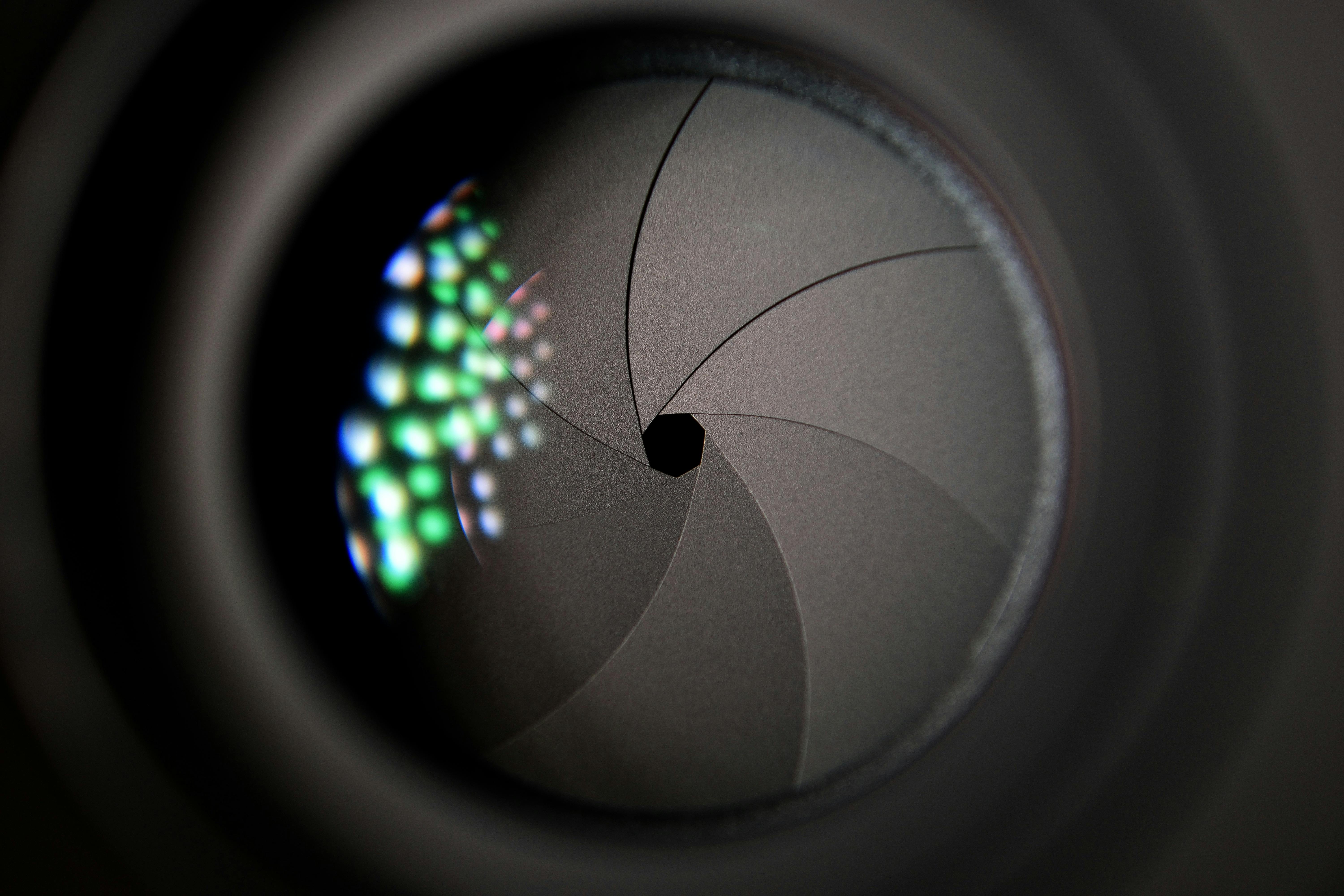 A close up of a camera