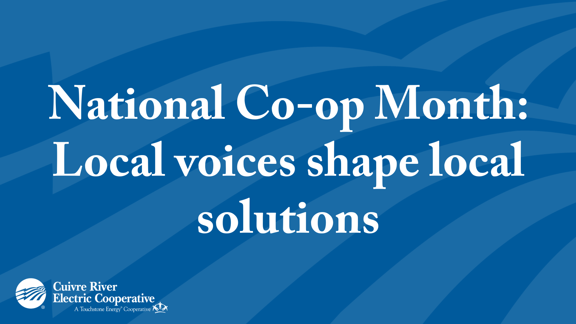 National Co-op Month: Local voices shape local solutions