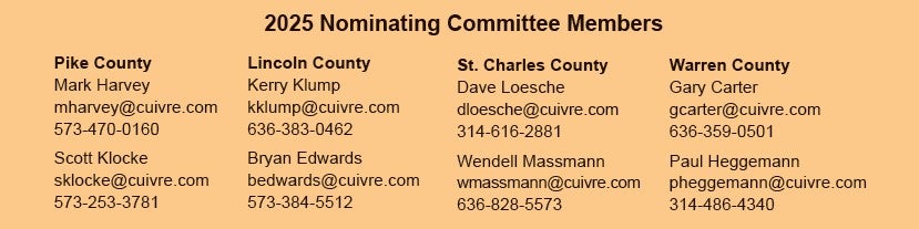 2025 Nominating Committee Members