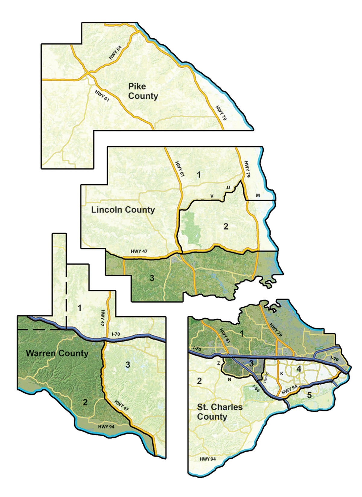 County Districts 2021