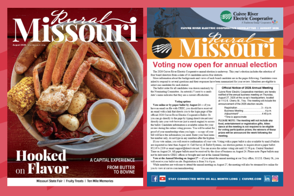 August 2026 Current Times/Rural Missouri front covers