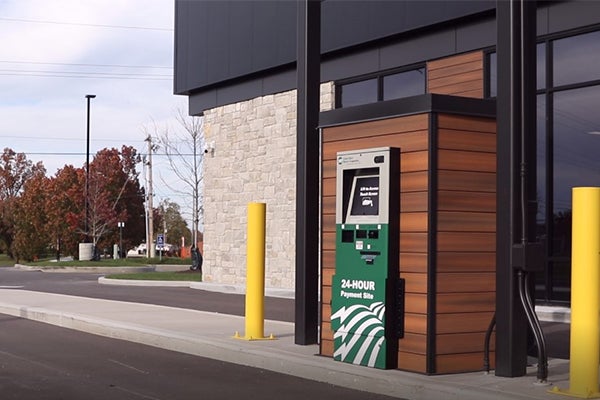 Kiosk and drive through payment option