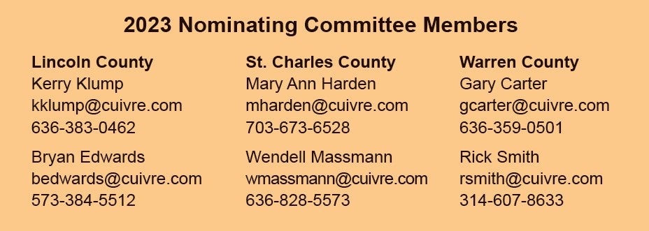 2023 Nominating Committee Members