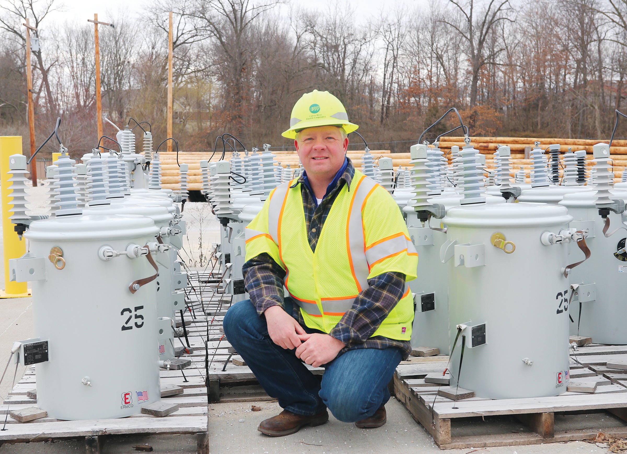 When long-time Safety Coordinator Doug Bagby decided to retire after 38 years with the co-op, CREC moved quickly to fill the position so vital to its operation. Enter Pat Schroeder, another veteran CREC employee whose 21 years of co-op experience is well-suited to the role. Schroeder’s career with CREC began as a meter reader, then advanced to other roles including collector, apprentice, and journeyman lineman. Now as safety coordinator, his position offers him a wider perspective on how everything fits together.