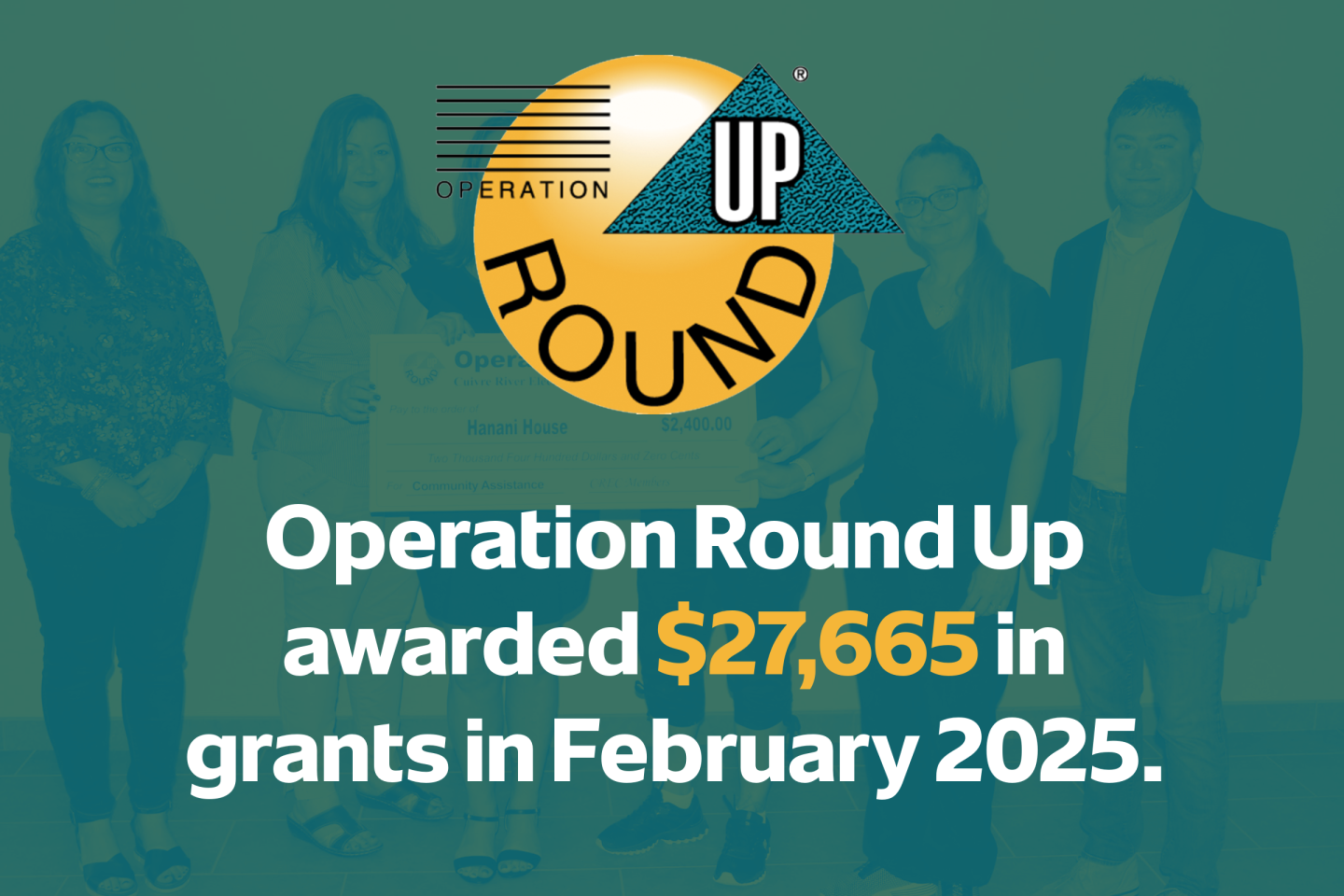 Operation Round Up awarded $27,665 in grants in February 2025