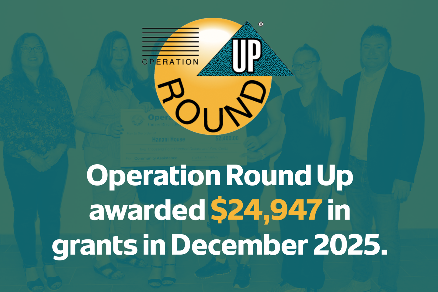 The Cuivre River Electric Community Trust Board met in December and awarded $24,947 in grants funded through Operation Round Up.